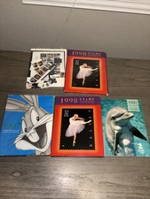 US Commemorative Stamp Book Lot 1998 1997 1990 With Stamps