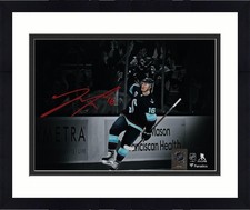 Framed Jared McCann Seattle Kraken Signed 8
