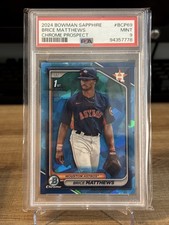2024 Bowman Sapphire Edition - Chrome Prospects Brice Matthews #BCP-69 (RC)