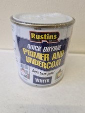 Rustins White Primer / Undercoat 500ml Quick Drying