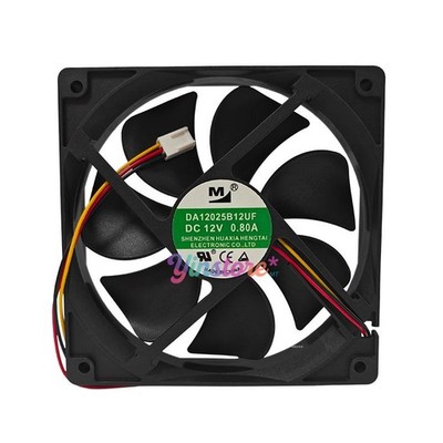1 Pc. New DA12025B12UF Chassis Cooling Fan 12025 DC12V 0.80A 12CM 3Pin