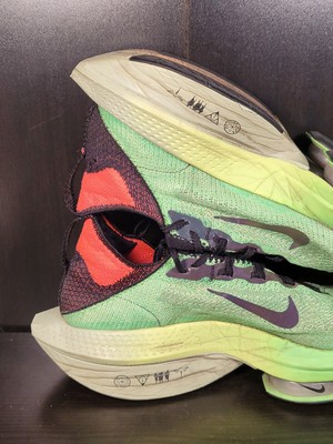 Nike Atomknit Ekiden Zoomx Mens Size 11.5 DZ4784-304 Green Color