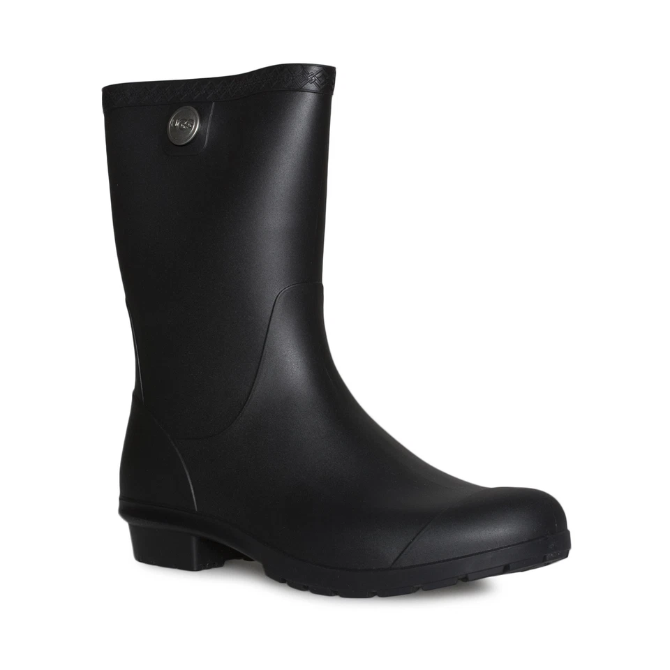 BOTAS MUJER UGG SIENNA NEGRAS MATE IMPERMEABLES GOMA TALLA US 7/UK 5/EU 38 NUEVAS Foto 2 de 4