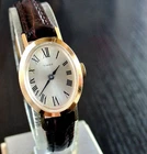 VINTAGE TIMEX 1970 ELEGANT OVAL DIAL MECHANICAL WIND UP WOMEN'S GOLD DRESS WATCH