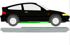 Schweller f&uuml;r Honda CRX 1987 - 1992 rechts
