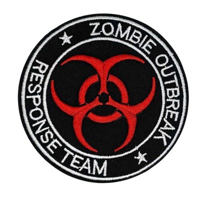 Zombie Outbreak Response Team Patch Aufnäher Bügelbild Applikation Biohazard