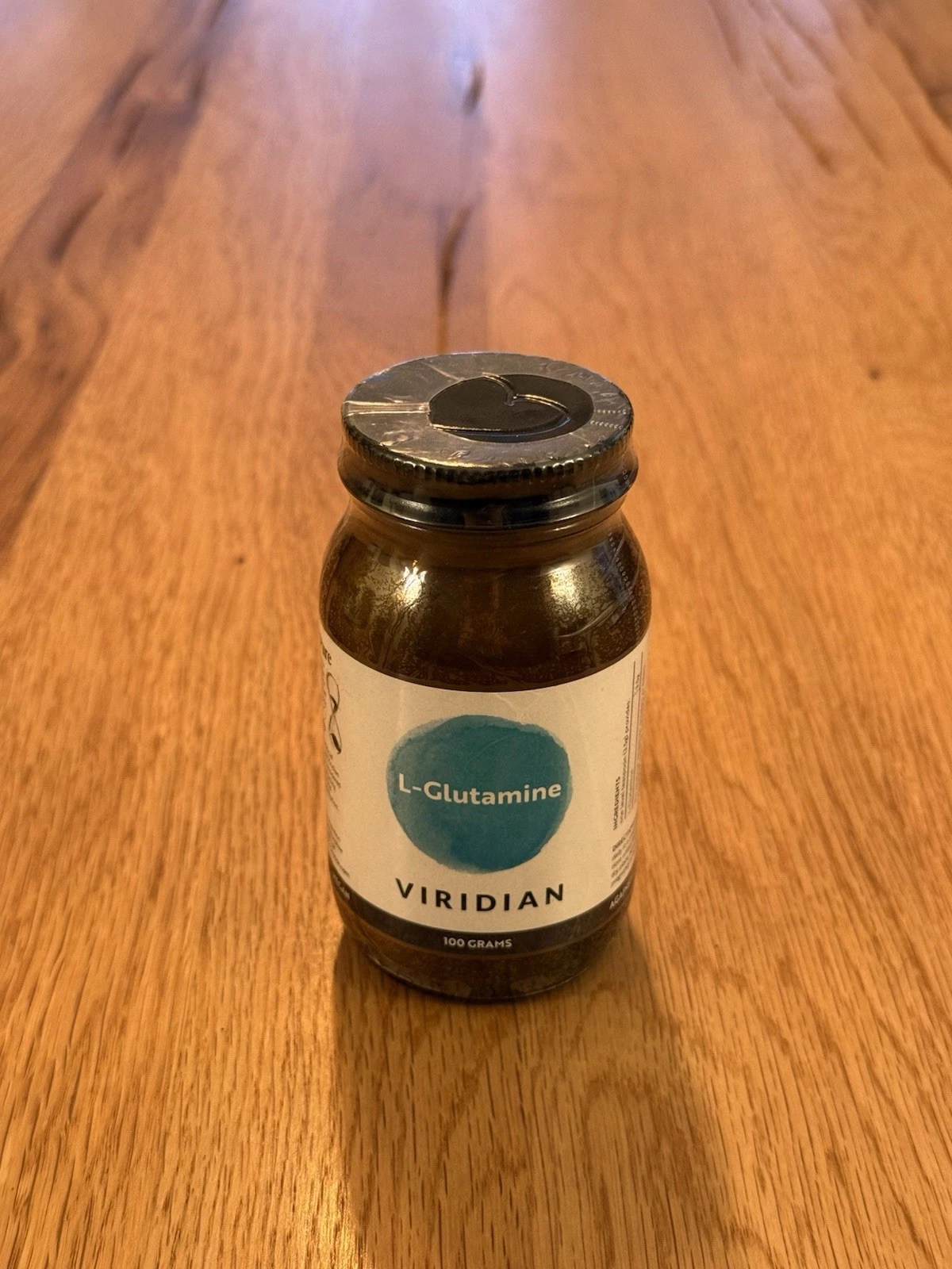 Viridian L-Glutamine Powder 100g Brand New Sealed - BBE 03/26