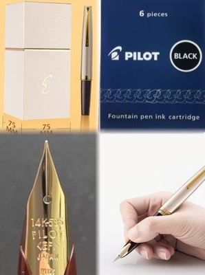 pilot  Elite 95s fountain pen  body EF nib Gift Japan Hard boxed ink converter