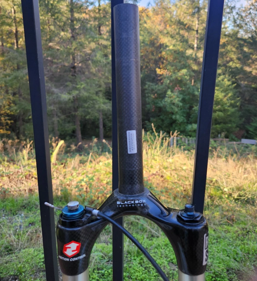 Rock Shox SID World Cup Black Box Carbon Fiber 26” Suspension Mountain Bike Fork - Image 3 of 4