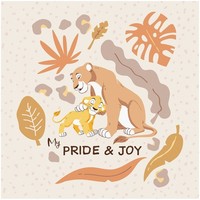 Komar Tapete - Disney The Lion King My Pride And Joy - 250 X 250 Cm