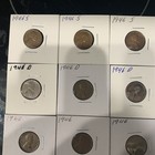 1946 P D S Lincoln Wheat Cent 31 Coin Set — photo 2