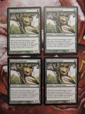 Lorwyn  MTG  Playset  Treefolk Harbinger  Magic