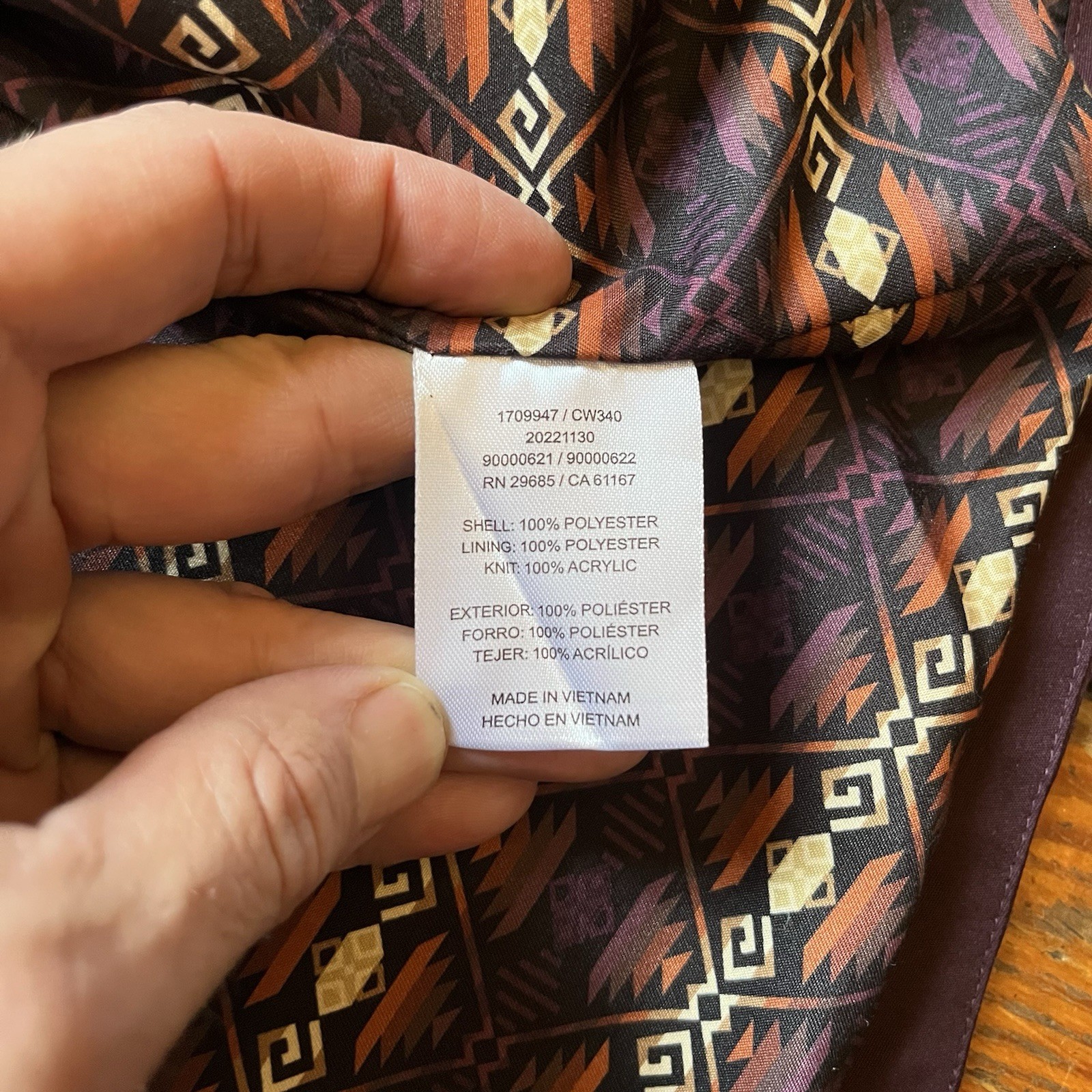 Pendleton Softshell Rain Jacket Women’s XL Purple… - image 9