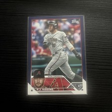 2023 Topps Update P.J. Higgins Royal Blue #US82 Arizona Diamondbacks