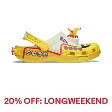 Crocs Adult The Beatles Yellow Submarine Classic Clogs