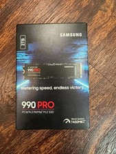Samsung 990 PRO 2TB NVMe PCIe 4.0 M.2 2280 (MZ-V9P2T0B/AM) Internal SSD