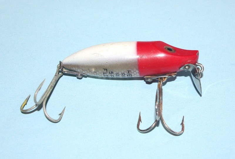 Vintage Heddon River Runt Spook Floater Fishing Lure w/Box #9402 & Catalog