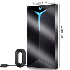 Digital Tv Antenna Indoor Outdoor 4K Ultra HD 28db VHF 170-240MHz UHF 470-860Mhz