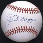 Joe DiMaggio Signed Official National League Baseball JSA LOA #ZZ75002