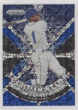 2021 Panini Prizm Illumination Blue Donut Circle 115/199 Kyle Lewis #IL-8 0y9e