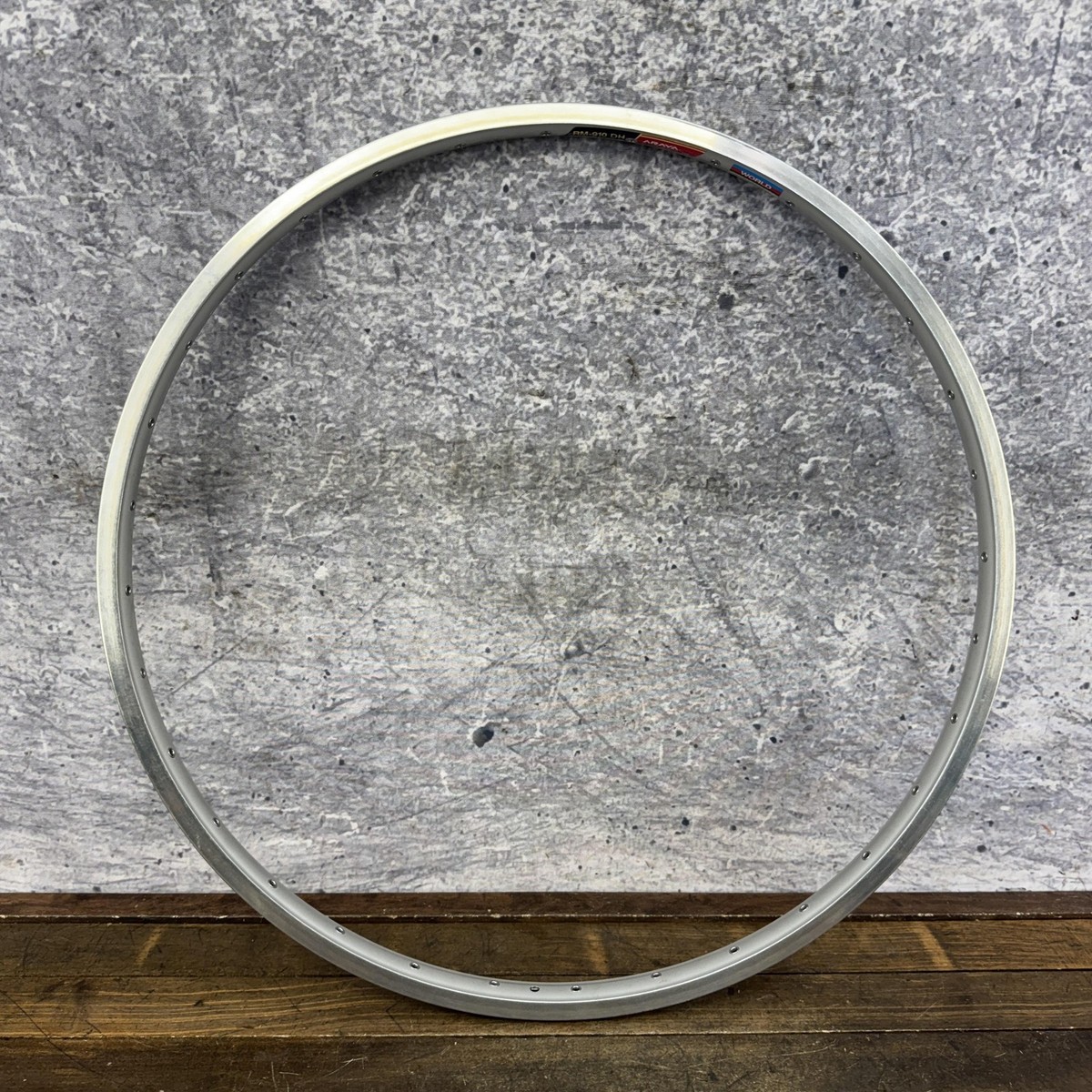 Vintage Araya RM-910 DH 26in Rim 32H Silver Clincher 26x1.50 MTB