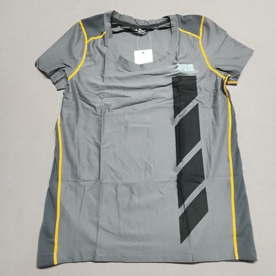 Cavallino Vital Tee Womens L Large Rahal Letterman Lanigan Charcoal Gray 129
