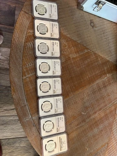 Complete Ben Franklin Type 2 Silver Half Dollar Proof Set – NGC PF69 SUPER RARE