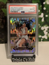 Kamilla Cardoso 2024 Select WNBA #33 Silver Flash RC PSA 10 GEM MT (POP 3)
