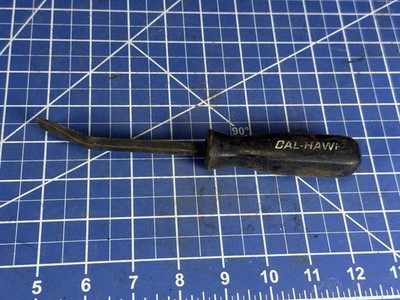 Pry Bar With Handle 8 in Cal-Hawk Hand Tool black used