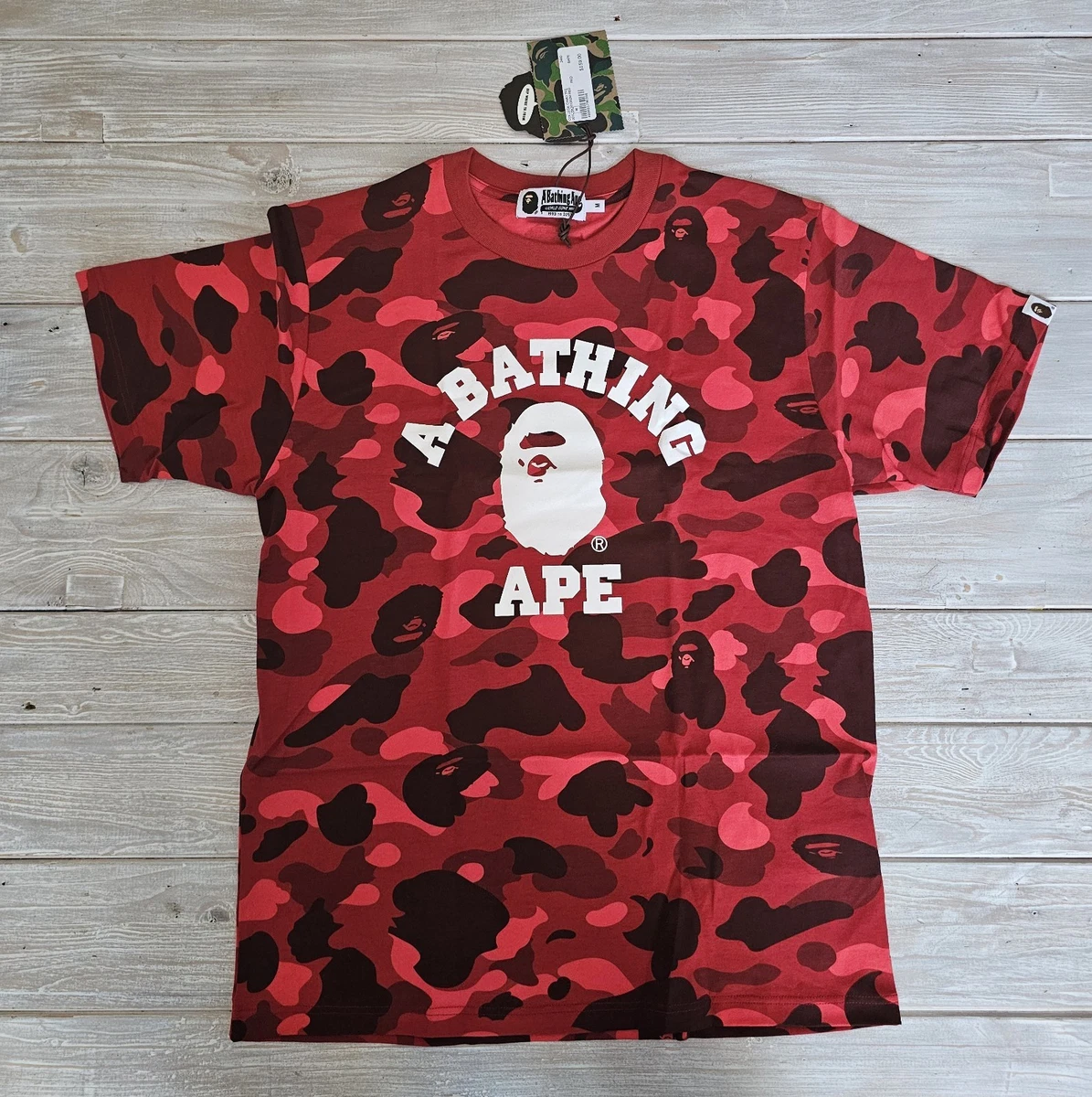 A Bathing Ape Red Shirts for Men for sale | eBay