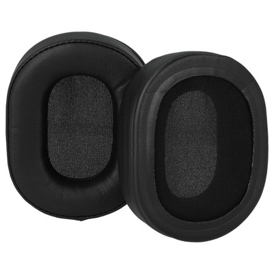 2 Ohrpolster für Audio Technica ATH- M20 M30 M40 SX1 MSR7 M40X M50X schwarz