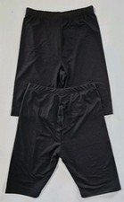 Set Of Two Zenana Black Biker Shorts In Size Small