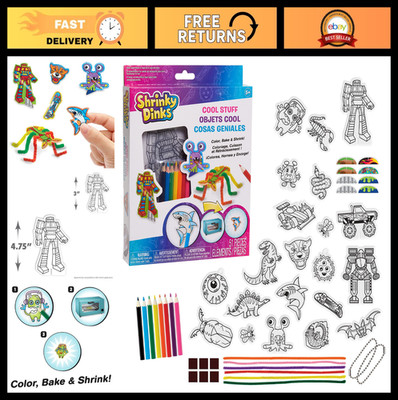 Cool Shrinky Dinks Activity Set for Kids - Art & Craft Fun, Easter Basket Filler