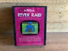 RIVER RAID - CARTUCHO DE VIDEOJUEGO ATARI 2600 VINTAGE - PROBADO FUNCIONANDO