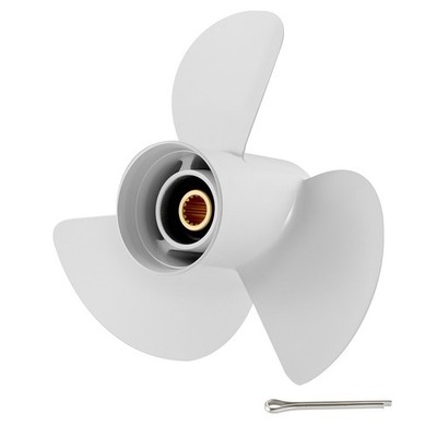 Outboard Propeller, Upgrade OEM 15 Spline Tooth Aluminum Outboard Boat Propeller