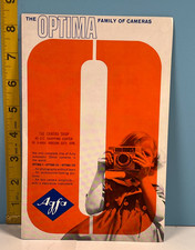 Vintage The Optima Family of Camera Agfa 35 MM Camera pamphlet.