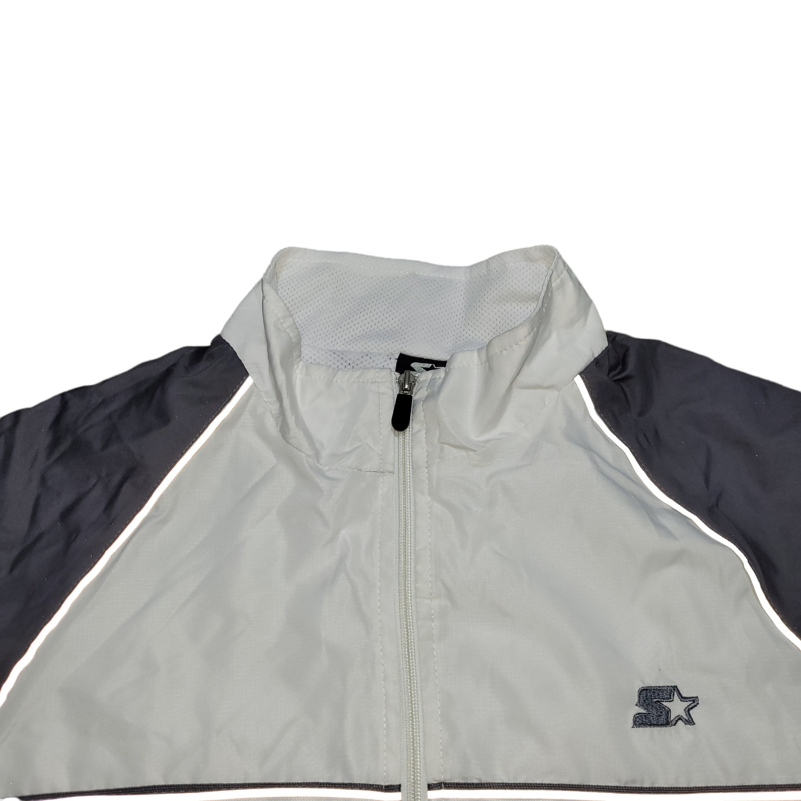 Starter Men L Softshell Jacket Full Zip Grey Walk… - image 7