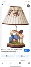 Kids Line Jungle 123 Lamp Base and Shade for a Child's Bedroom