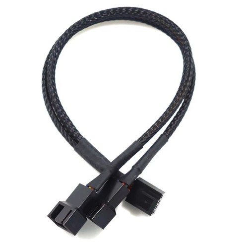 4-pinowy kabel wentylatora Pwm 1 do 4/3/2/1-drożny rozdzielacz 27cm przedłużacz złącze - Zdjęcie 16 z 17