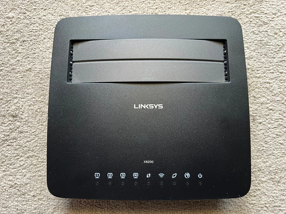 Linksys Modem Router X6200 AC750 ADSL/ADSL2/ADSL2+/VDSL Dual-Band WiFi AC750 - Image 2 of 4