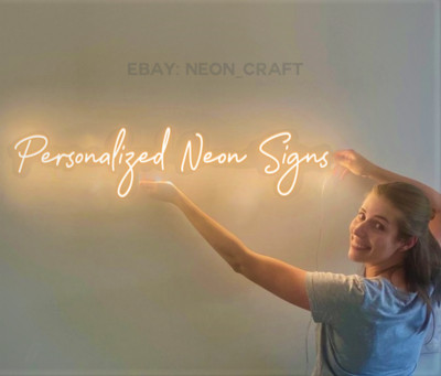 Personalized Neon Sign Custom Neon Sign Light Home Wall Decor Business LED Signs