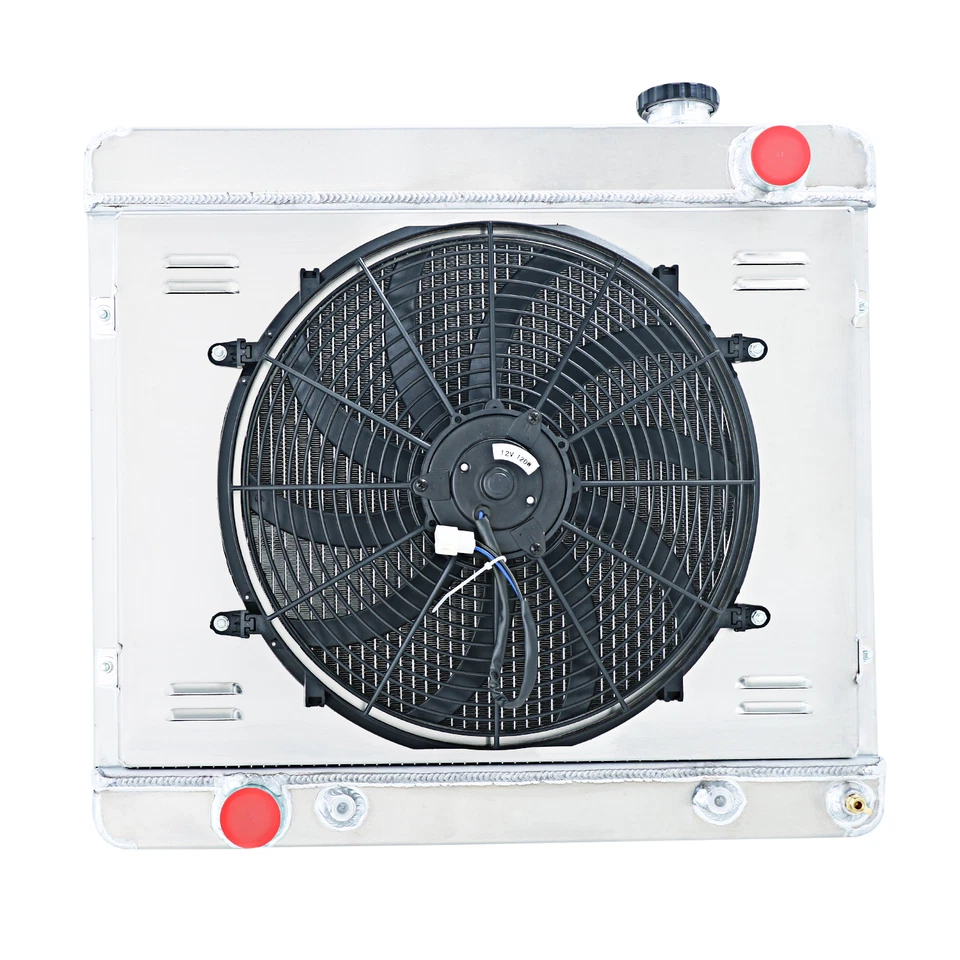 3-Row Radiator&Shroud Fan Fit 1960-1964 Buick LeSabre Electra Skylark/Special Foto 3 de 4