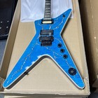 New Blue Electric Guitar Washburn Darrell Signature Model Fr Bridge Uswarehouse
