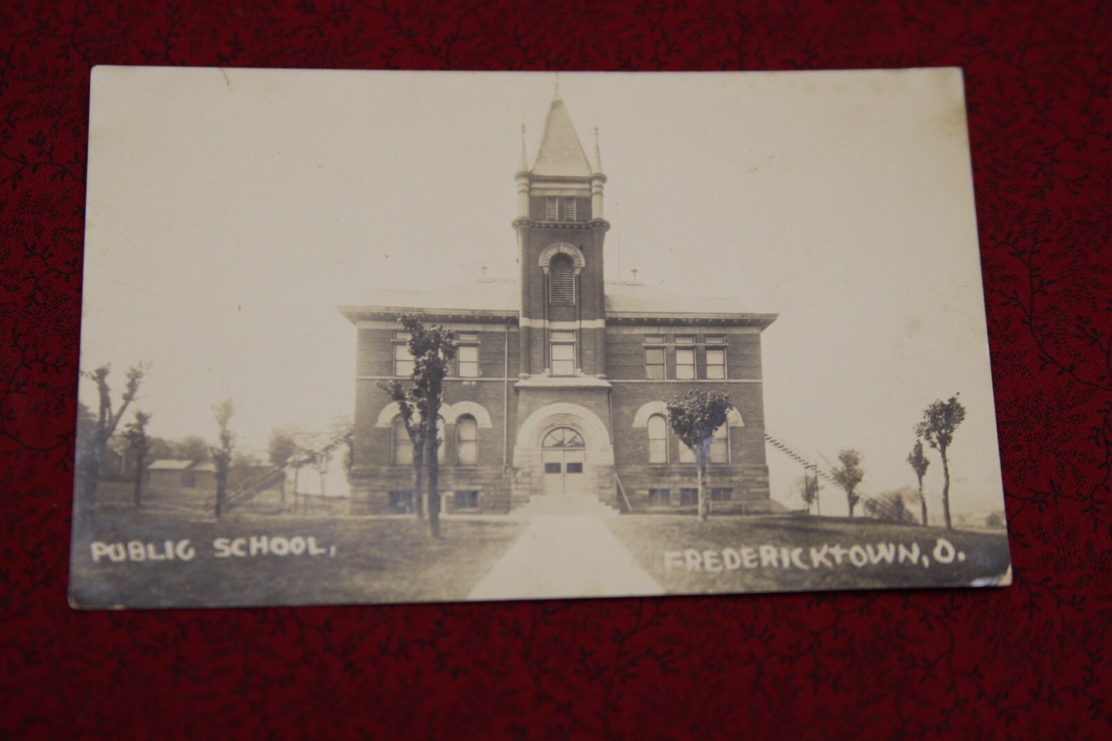 Public School, Fredericktown Ohio Postcard Real Photo RPPC eBay