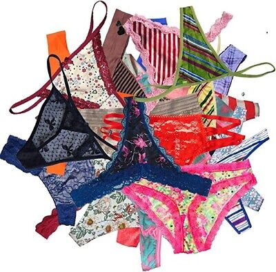 Wholesale 6, 12, 24, 48, 60 pc Women Panties Thongs G-String Underwear  Assorted