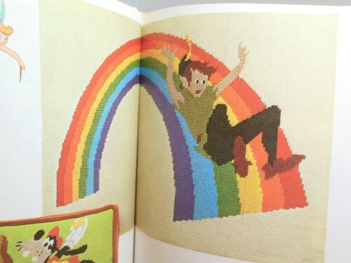 Alfombra arco iris Walt Disney patrones de aguja Peter Pan almohada Dumbo Mickey Mouse - Imagen 1 de 5