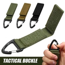 Tactical Backpack Key Hook Triangle Webbing Hanging Clip Molle Waist Belt Buckle