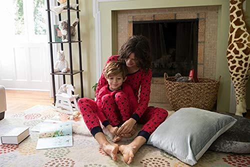 Leveret Kids Pajamas Boys Girls 2 Piece pjs Set Red 18 M eBay