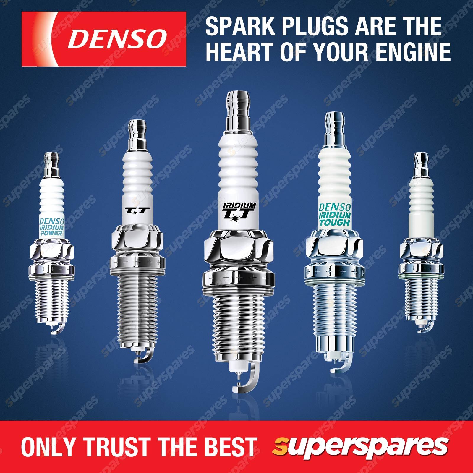4 Denso Iridium Tough Spark Plugs for Mitsubishi Express FTO Galant
