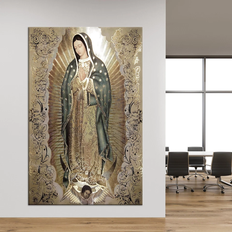 The Virgin Of Guadalupe, Religious Wall Art, Our Lady of Guadalupe, Lady Wall - Image 3 of 4